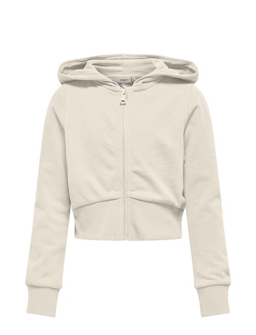 Kids Only Kogbella Life L/S Zip Hood Short Ub Swt Kids Only Cream