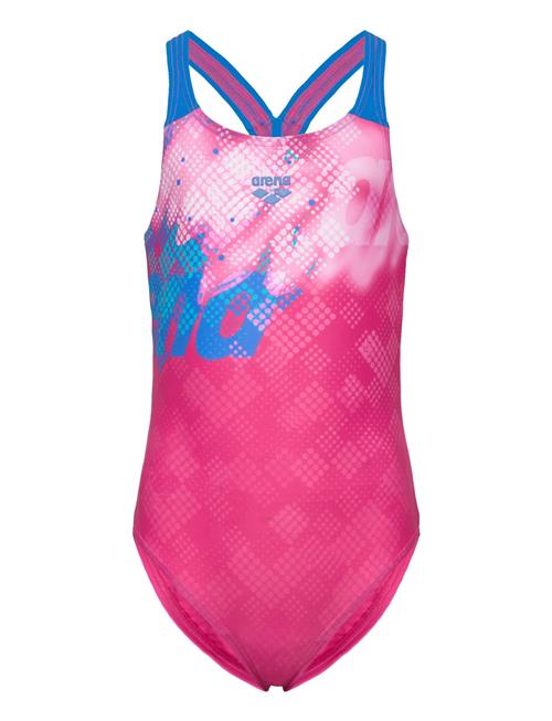 Arena G Splash Point Swimsuit V Back Arena Pink