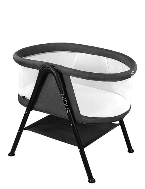 Se Asalvo Asalvo Mini Cot Nidus, Anthracite Asalvo Black ved Booztlet