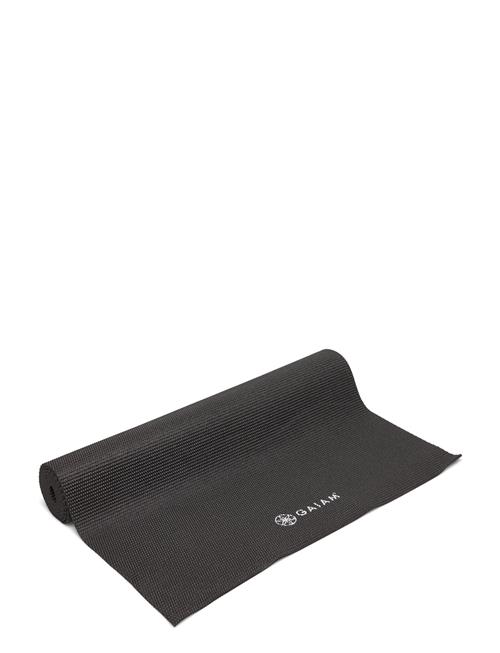 Gaiam Black Yoga Mat 3Mm Solid Gaiam Black