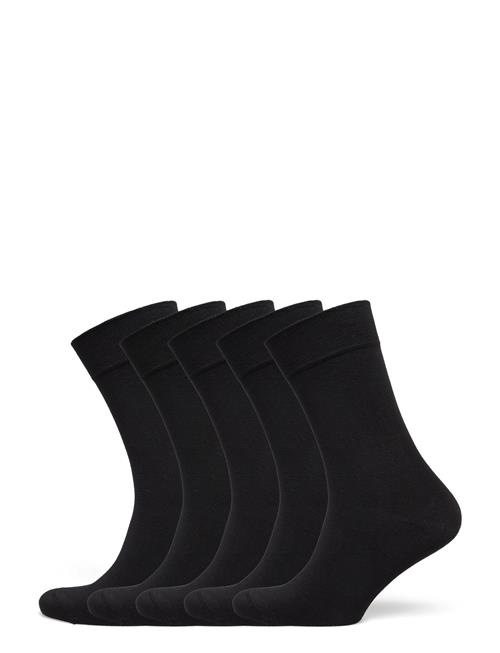 Se Bamboo Solid Crew Sock Frank Dandy Black ved Booztlet