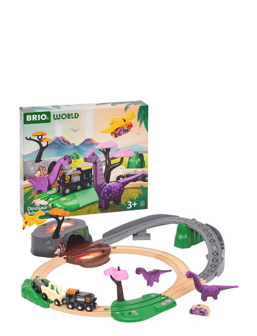 BRIO Togbanesæt Med Dinosaurer BRIO Patterned