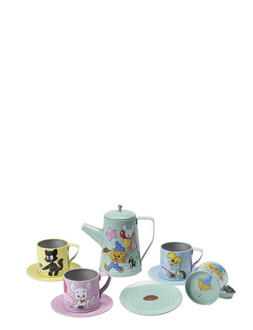 Micki Leksaker Bamse Kids Tea Set, Tin Micki Leksaker Patterned