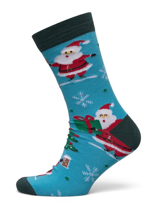 Lindbergh Christmas Bamboo Sock Lindbergh Blue