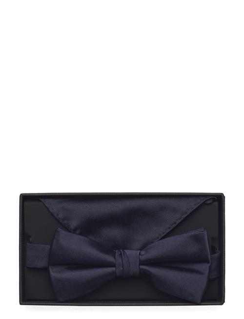 Lindbergh Black Polyester Bow Tie Lindbergh Black Navy