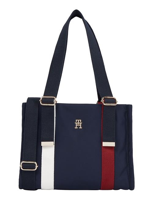 Se Tommy Hilfiger Th Revamp Mini Tote Cb Tommy Hilfiger Navy ved Booztlet