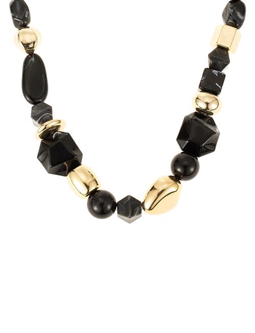 By Jolima Resin Chunky Necklace By Jolima Black