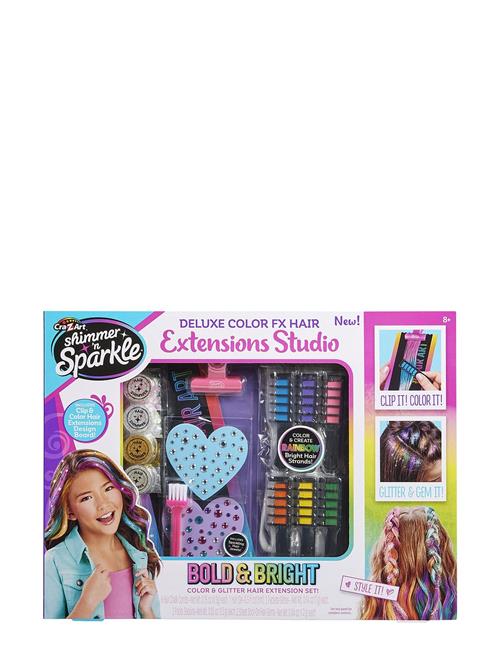 Se SHIMMER N SPARKLE Shimmer N Sparkle Hair Extensions Set SHIMMER N SPARKLE Patterned ved Booztlet