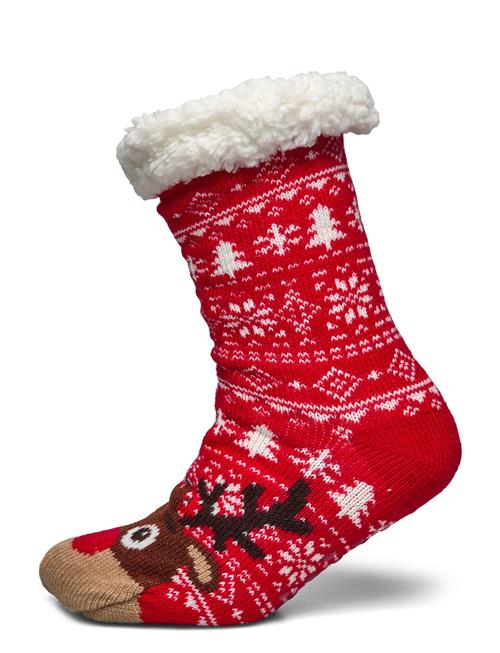 Christmas Sweats Rudolph's Cozy Socks Christmas Sweats Red