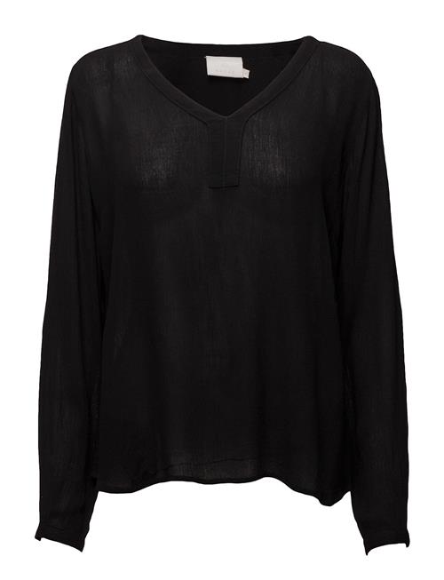 Kaffe Amber Blouse Ls Kaffe Black