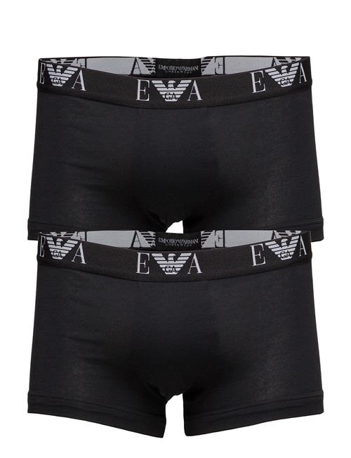 Emporio Armani Mens Knit 2Pack Boxe Emporio Armani Black