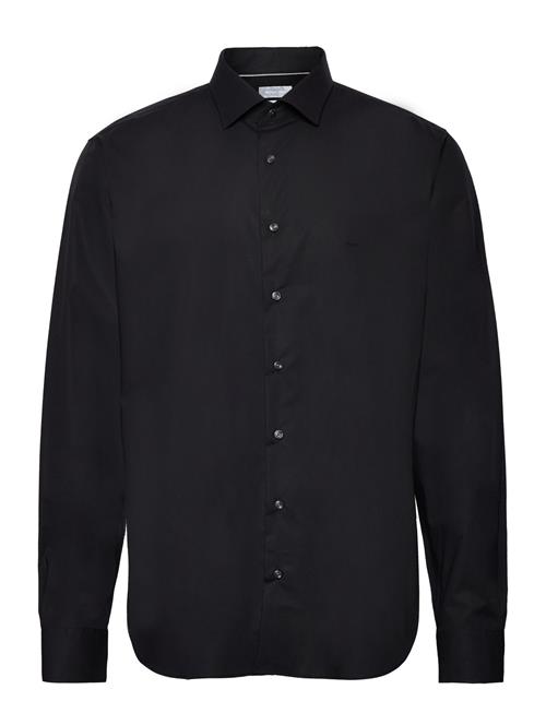 Michael Kors Poplin Stretch Slim Shirt Michael Kors Black