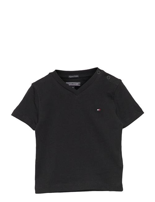 Boys Basic Vn Knit S/S Tommy Hilfiger Black