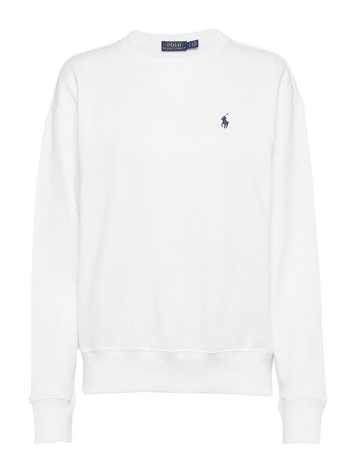 Se Polo Ralph Lauren Fleece Pullover Polo Ralph Lauren White ved Booztlet