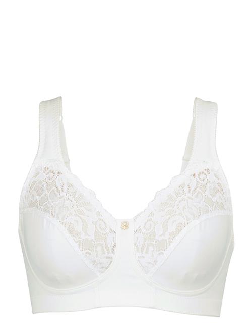 Abecita Support Soft Bra Powder Abecita White