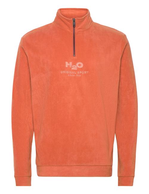 Se H2O Blåvand Ii Fleece Half Zip H2O Orange ved Booztlet