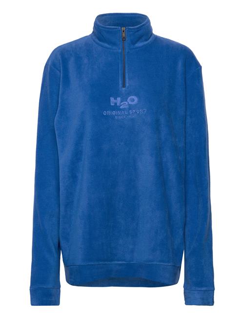 Se H2O Blåvand Ii Fleece Half Zip H2O Blue ved Booztlet