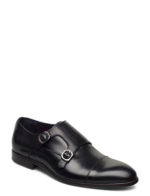 Se TGA by Ahler Double Monk Strap Shoe TGA By Ahler Black ved Booztlet