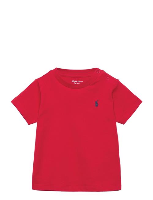 Ralph Lauren Baby Cotton Jersey Crewneck Tee Ralph Lauren Baby Red