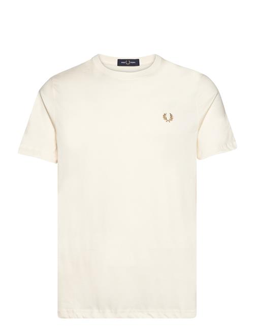 Fred Perry Crew Neck T-Shirt Fred Perry Cream