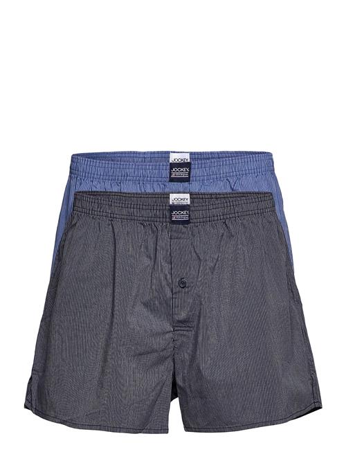 Jockey Boxer Woven 2P Jockey Blue