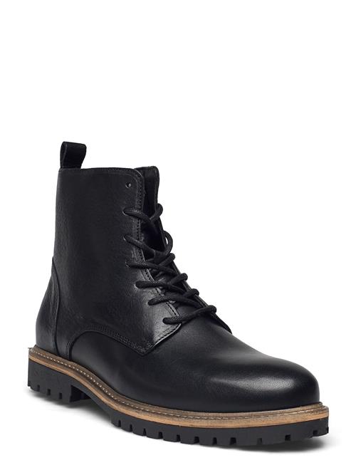 Les Deux Troy Combat Boot Les Deux Black