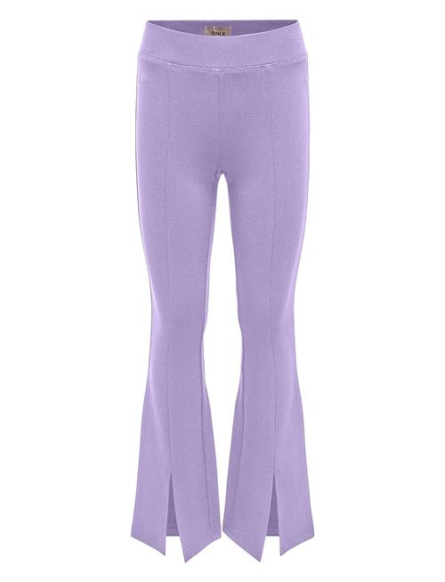 Se Kids Only Kogpaige Life Flared Slit Pant Pnt Kids Only Purple ved Booztlet