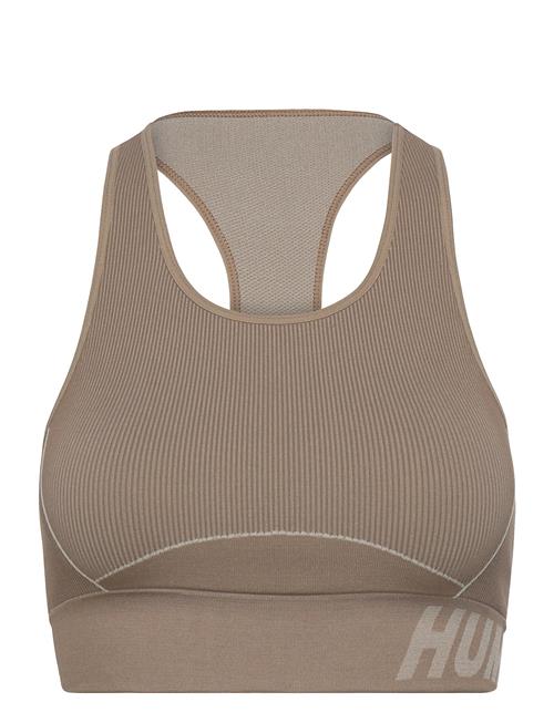 Hmlte Christel Seamless Sports Top Hummel Brown