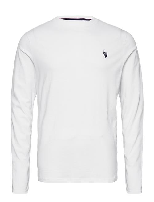 Se U.S. Polo Assn. Uspa T-Shirt Ls Brolin Men U.S. Polo Assn. White ved Booztlet