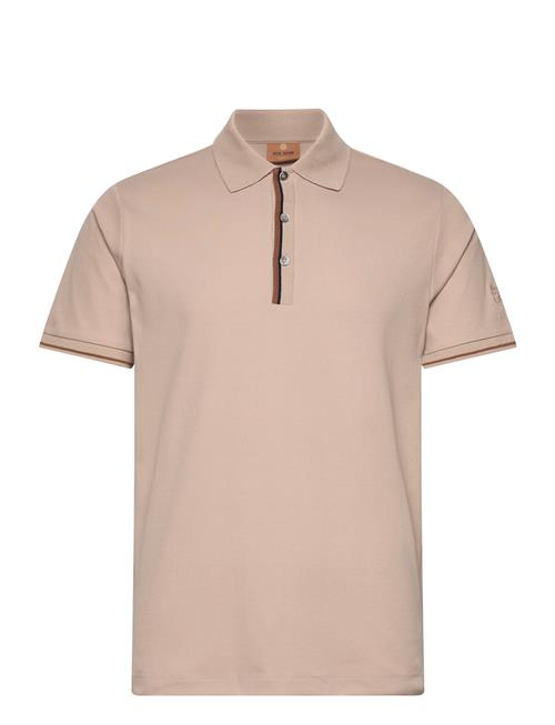 Se Mos Mosh Gallery Mmgharvey Polo Ss Tee Mos Mosh Gallery Beige ved Booztlet