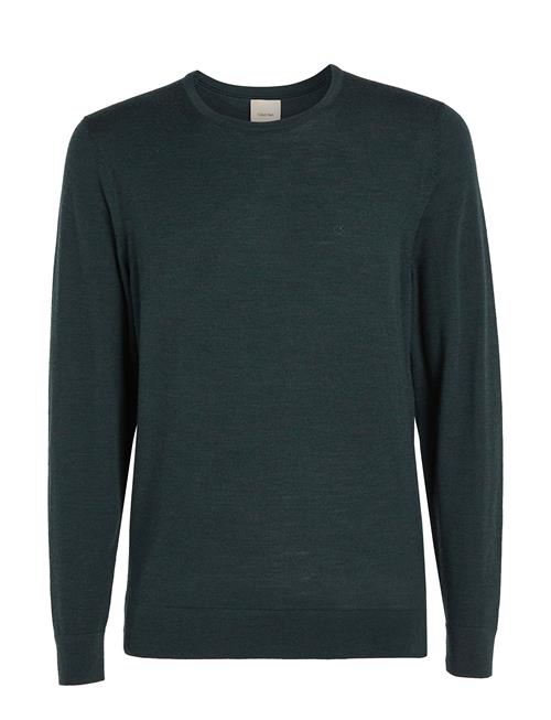 Calvin Klein Superior Wool Crew Neck Sweater Calvin Klein Green