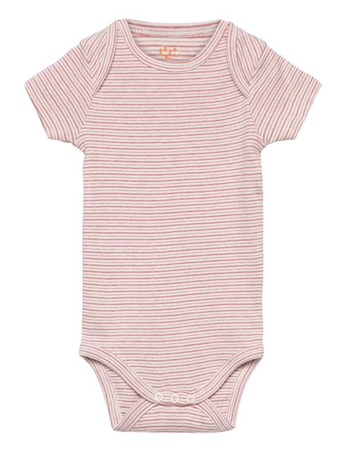 Copenhagen Colors Striped Short Sleeve Body Copenhagen Colors Pink