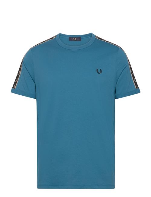 Fred Perry C Tape Ringer T-Shirt Fred Perry Blue