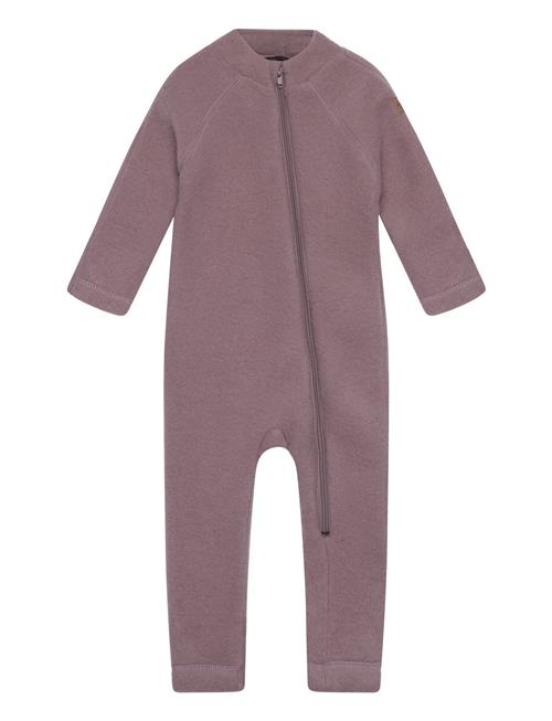 Se mikk-line Wool Baby Suit Mikk-line Purple ved Booztlet