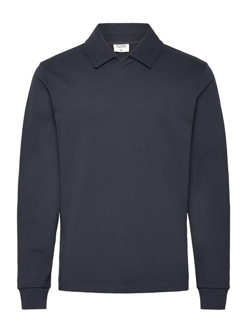 Se Filippa K M. Bradley Rugby Sweatshirt Filippa K Blue ved Booztlet