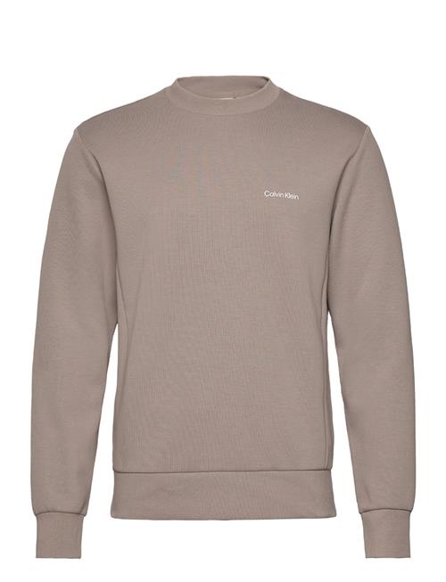 Se Calvin Klein Micro Logo Repreve Sweatshirt Calvin Klein Beige ved Booztlet