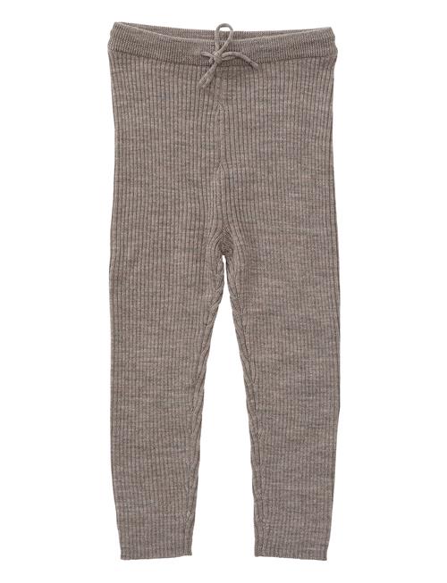 Copenhagen Colors Merino Classic Rib Leggings W. Drawstrings Copenhagen Colors Grey