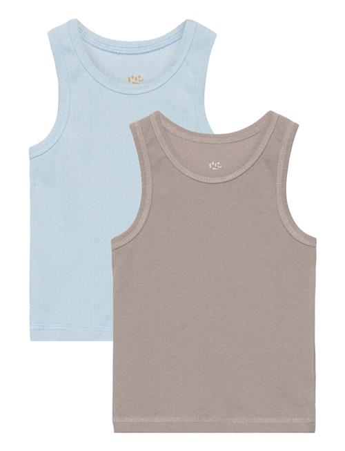 Rib Jersey 2Pack Tank Top Copenhagen Colors Patterned