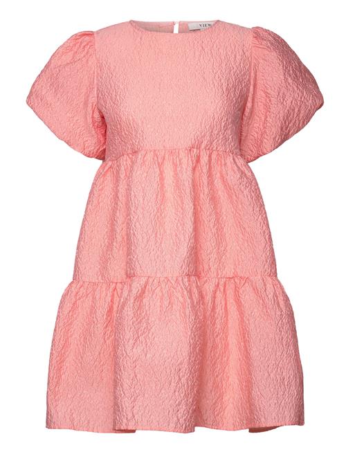 Selina Dress A-View Coral