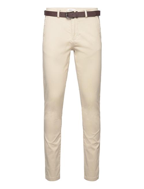 Se Lindbergh Aop Superflex Chino Pants Lindbergh Cream ved Booztlet