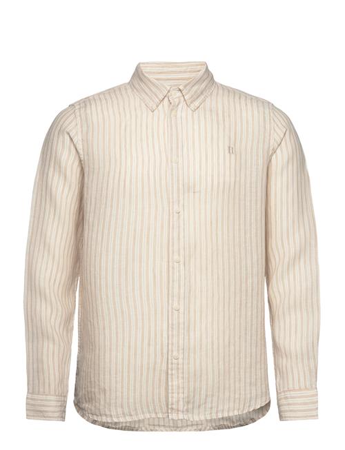 Les Deux Kristian Linen B.d. Shirt Les Deux Beige