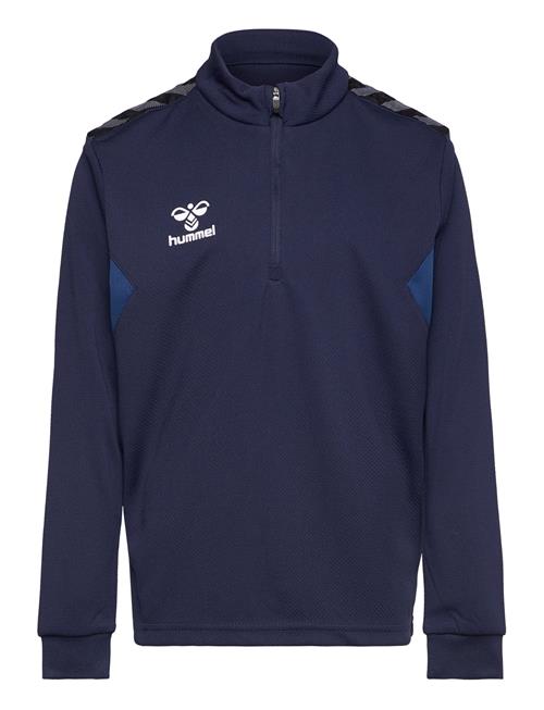 Hummel Hmlauthentic Half Zip Sweat Kids Hummel Blue