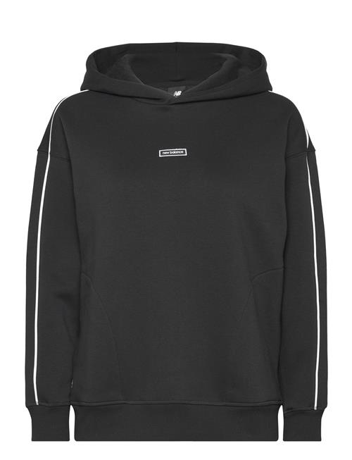 Se New Balance Essentials Brushed Back Fleece Over D Hoodie New Balance Black ved Booztlet