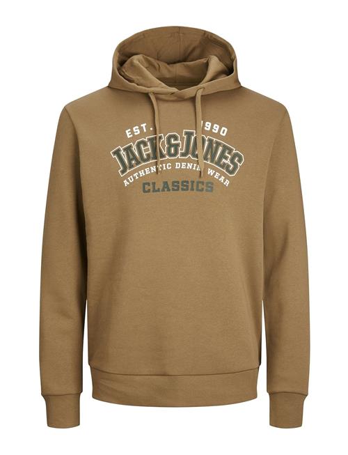 Jack & Jones Jjelogo Sweat Hood 2 Col 23/24 Noos Jack & J S Brown