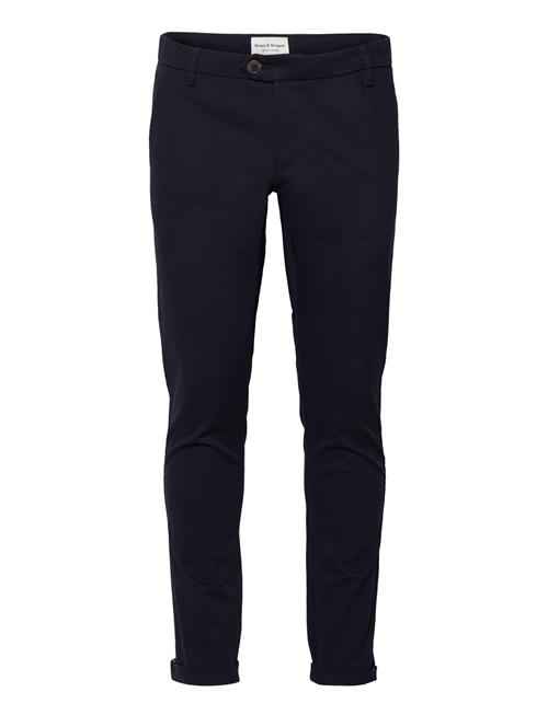 Se Bruun & Stengade Bs Tang Slim Fit Chinos Bruun & Stengade Navy ved Booztlet