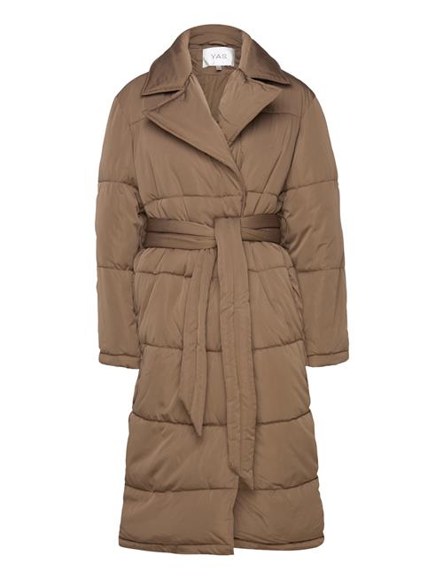 YAS Yasluffa Ls Padded Coat S. Noos YAS Beige