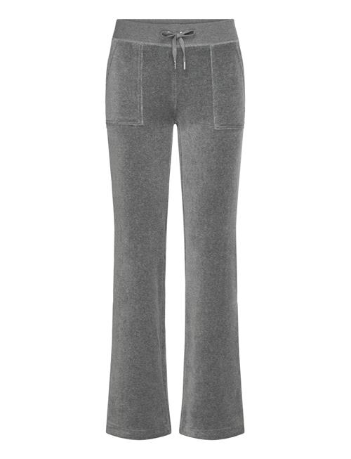 Del Ray Classic Velour Pant Pocket Design Regatta Juicy Couture Grey