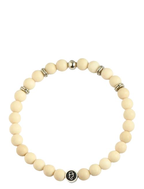 edd. Beads Bracelet 6Mm Edd. Cream