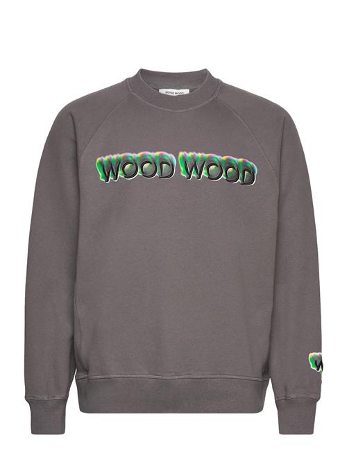 Wood Wood Hester Logo Sweatshirt Wood Wood Grey