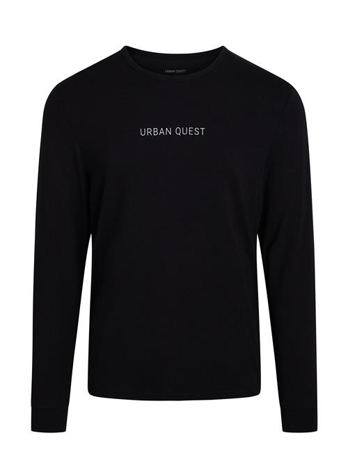 Men Bamboo L/S T-Shirt URBAN QUEST Black